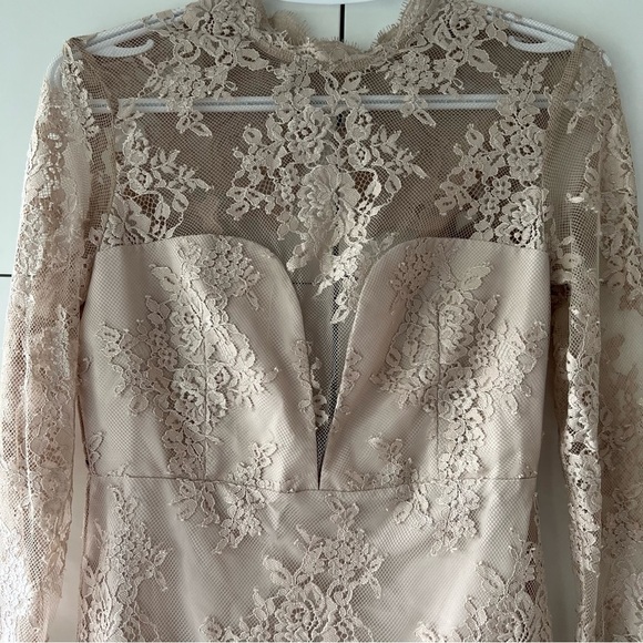 Free People x Saylor Nude Leondra Lace Dress - Picture 14 of 16